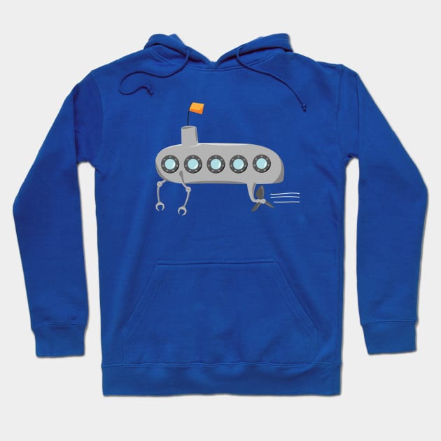 Little Submarine Hoodie by wildnotions